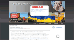 Desktop Screenshot of locationbenne77.com
